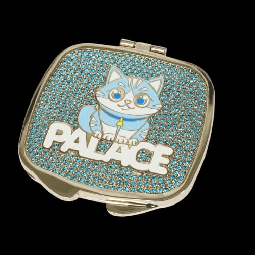 Palace Kitty Compact Mirror 'Blue'
