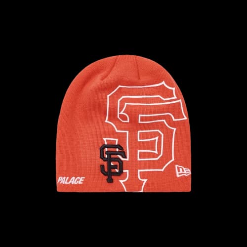 Palace x San Francisco Giants New Era Nein Cuff Beanie 'Orange'