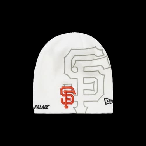 Palace x San Francisco Giants New Era Nein Cuff Beanie 'White'