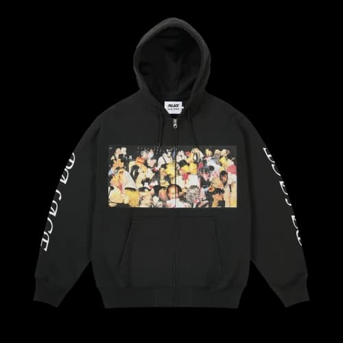 Palace Dick Jewell Zip Hood 'Black'