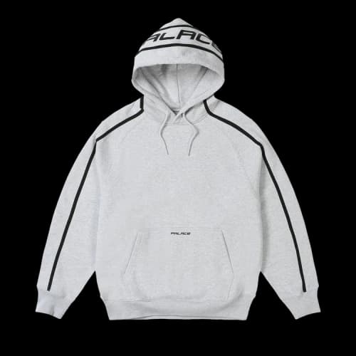 Palace Runner Hood 'Grey Marl'