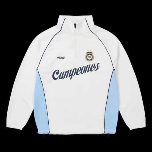 Palace Copa 1/4 Zip Techy Fleece 'White'