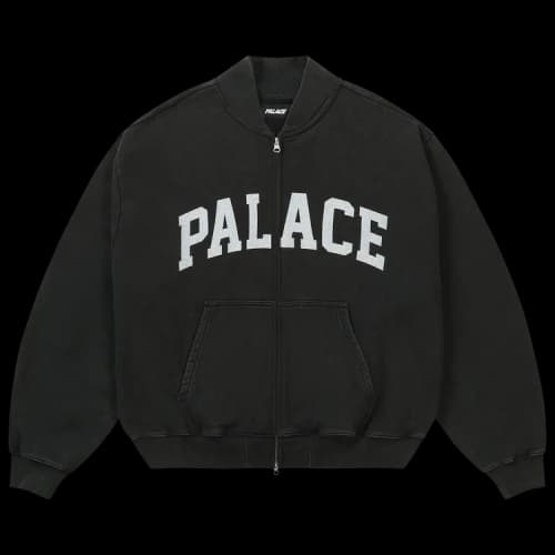 Palace Pigment College Bomber 'Black'