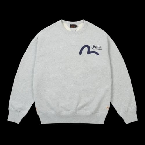 Palace x Evisu Crew 'Grey Marl'
