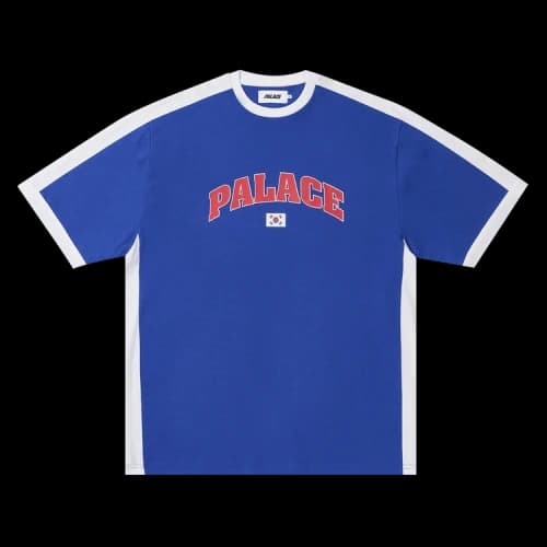 Palace Flag T-Shirt 'Deep Sea Blue'