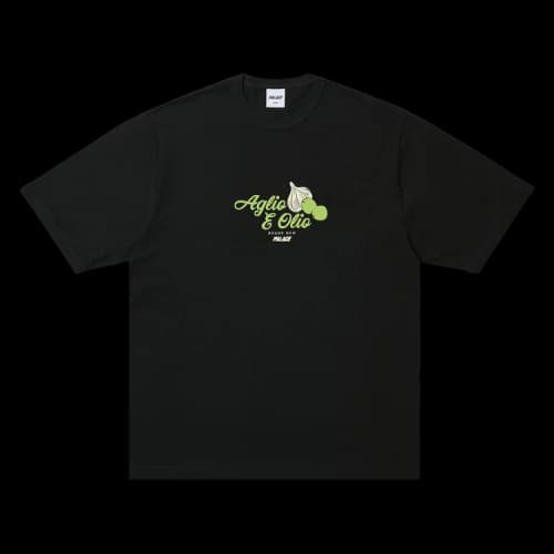 Palace Aglio E Olio Ringer T-Shirt 'Black'
