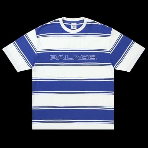 Palace Tidy Stripe T-Shirt 'Blue'