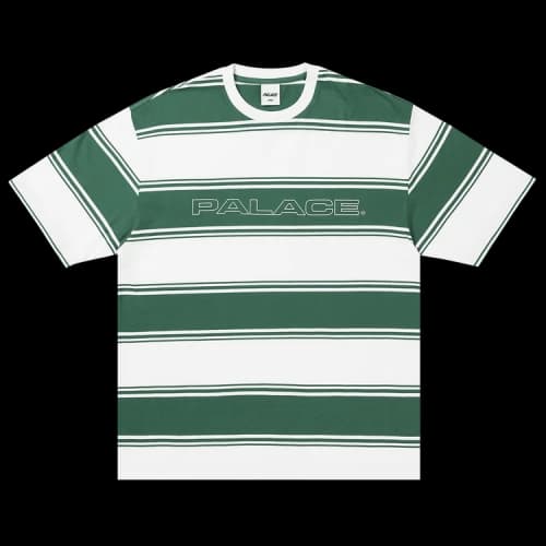 Palace Tidy Stripe T-Shirt 'Green'