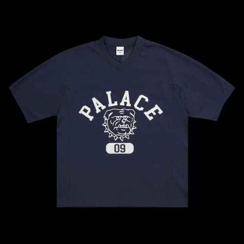 Palace Bulldog Mesh Jersey 'Navy'
