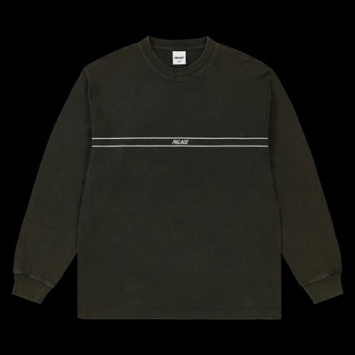 Palace Pigment Font Long-Sleeve 'Black'