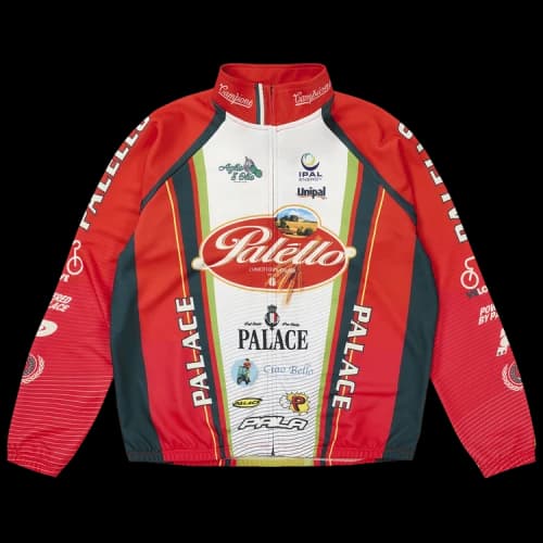 Palace Palello Cycling Zip Jacket 'Red'