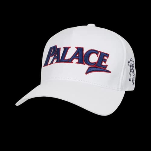 Palace Golf P-Frame 5-Panel Snapback 'White'