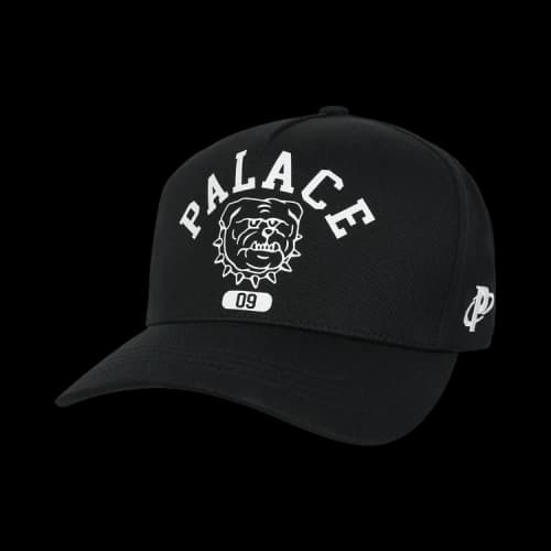Palace Bulldog P Frame 5-Panel Snapback 'Black'