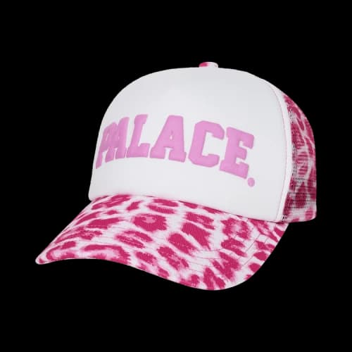 Palace Uni Trucker 'Leopard Pink'