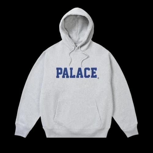 Palace Uni Hood 'Grey Marl'