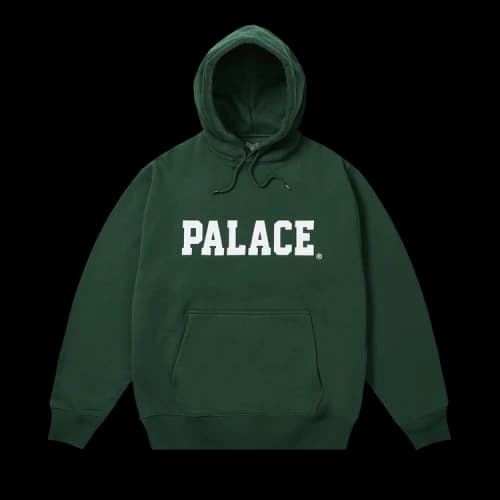 Palace Uni Hood 'Racey Green'