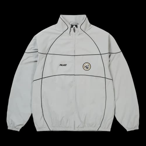 Palace Pro Team Piped Shell Jacket 'Grey'
