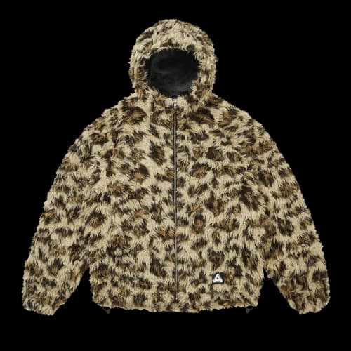 Palace Furry Fleece Jacket 'Leopard'