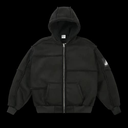 Palace Patch Me Up Shearling Jacket 'Black'
