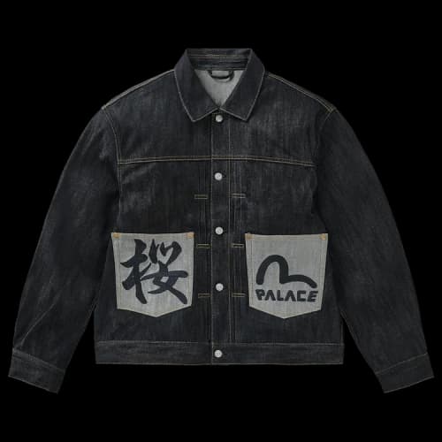 Palace x Evisu Type 2 Denim Jacket 'Indigo'