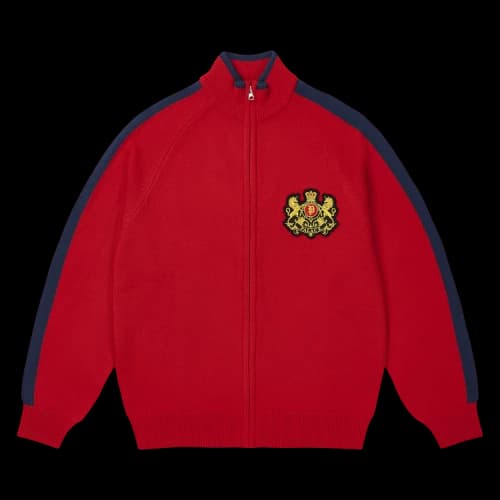 Palace Established Zip Funnel Knit 'Truest Red'