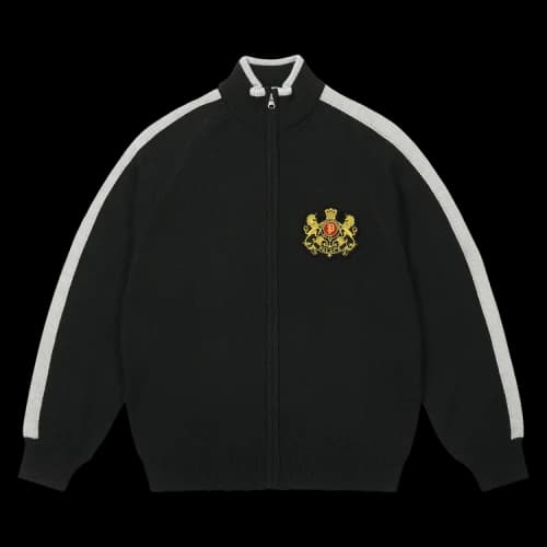Palace Established Zip Funnel Knit 'Black'