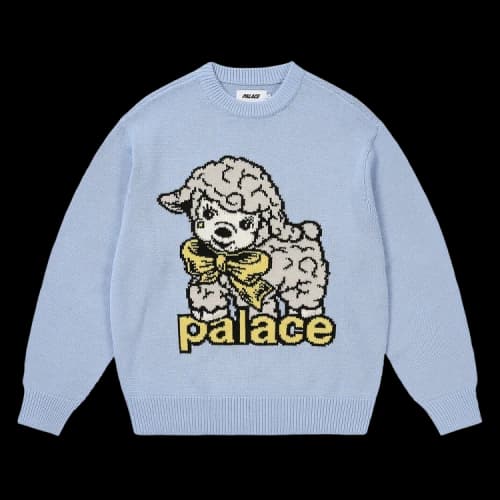Palace Lamb Knit 'Skyline Blue'