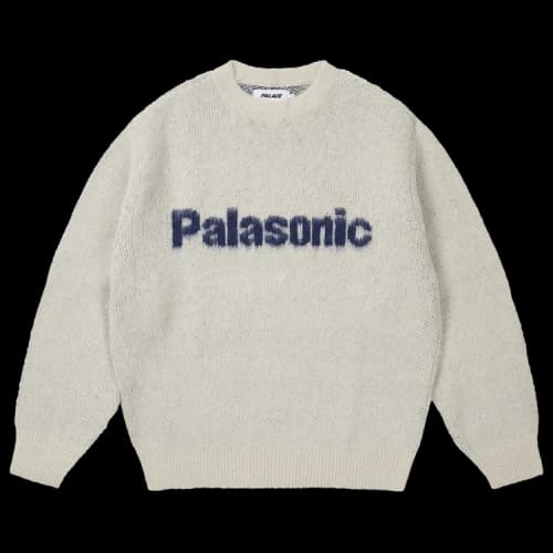 Palace Palasonic Knit Crew 'Grey'