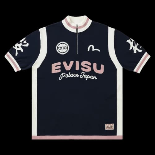 Palace x Evisu Cycle Knit 'Navy'