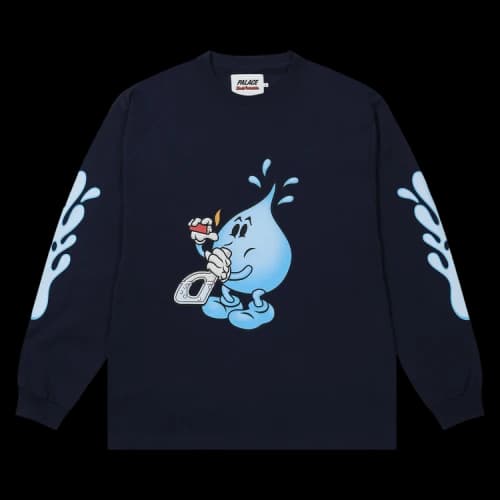 Palace World Industries Long-Sleeve 'Navy'