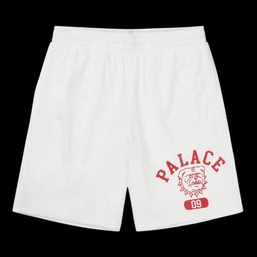 Palace Bulldog Mesh Short 'White'