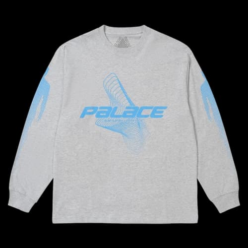Palace Metamorphosis Long-Sleeve 'Grey Marl'