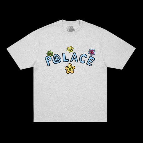 Palace Me Myself And Tri T-Shirt 'Grey Marl'