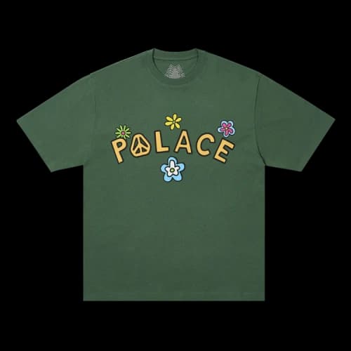 Palace Me Myself And Tri T-Shirt 'Racey Green'