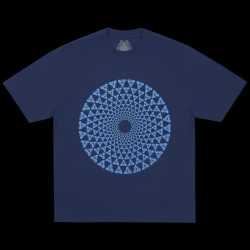 Palace Swirly T-Shirt 'Navy'