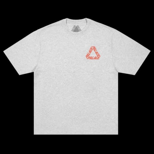 Palace Snakey P3 T-Shirt 'Grey Marl'