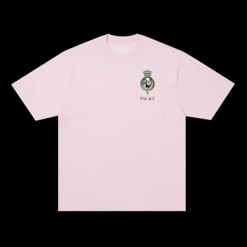 Palace Heavy Crest T-Shirt 'Sweet Pink'