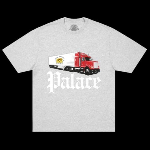 Palace Truck Off T-Shirt 'Grey Marl'