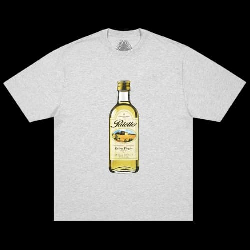 Palace Extra Virgin T-Shirt 'Grey Marl'