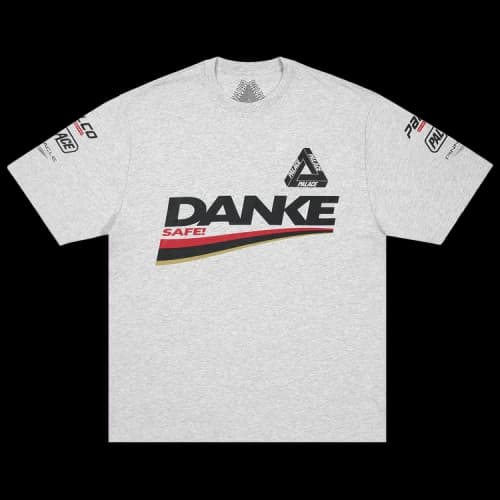 Palace Danke T-Shirt 'Grey Marl'