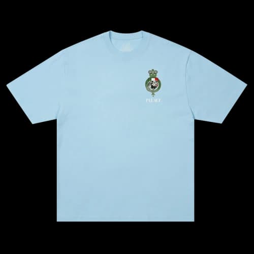 Palace Heavy Crest T-Shirt 'Skyline Blue'