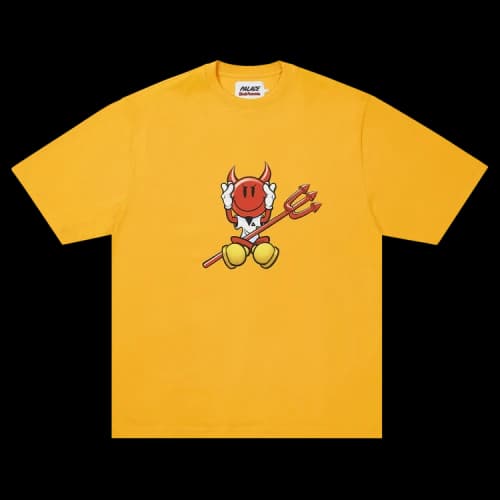 Palace World Industries T-Shirt 'Yellow'