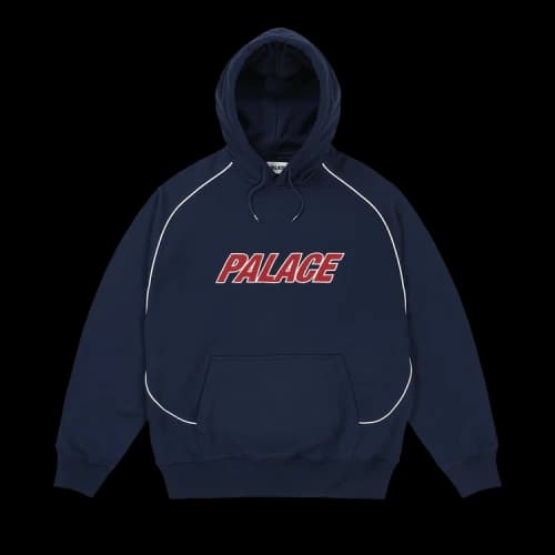 Palace Line It Up Hood 'Navy'