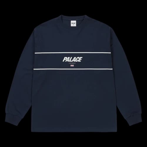 Palace London Long-Sleeve 'Navy'