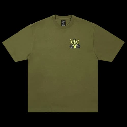 Palace x South2 West8 Stag-Ferg T-Shirt 'Olive'