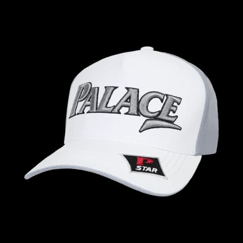 Palace Golf P-Frame 5-Panel Snapback 'White/Grey'
