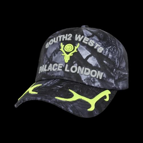 Palace x South2 West8 Trucker 'Black Camo'