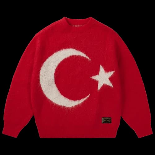 Palace Too Hairy Flag Knit 'Türkiye'
