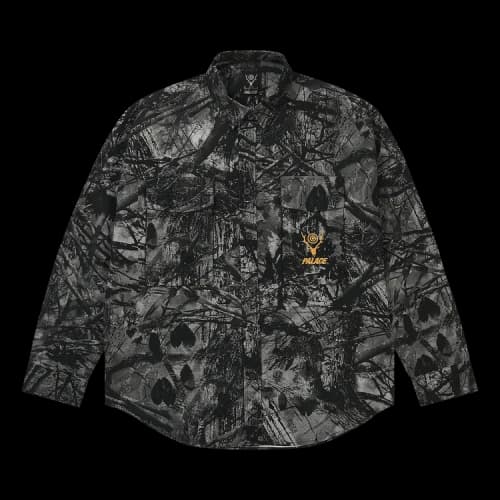 Palace x South2 West8 Shirt 'Black Camo'