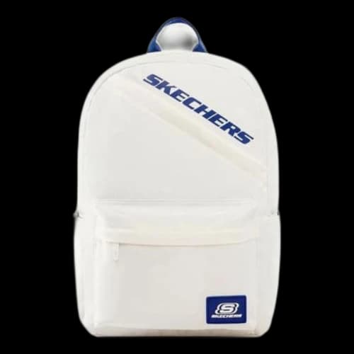Skechers Logo Printed Backpack 'White Blue'